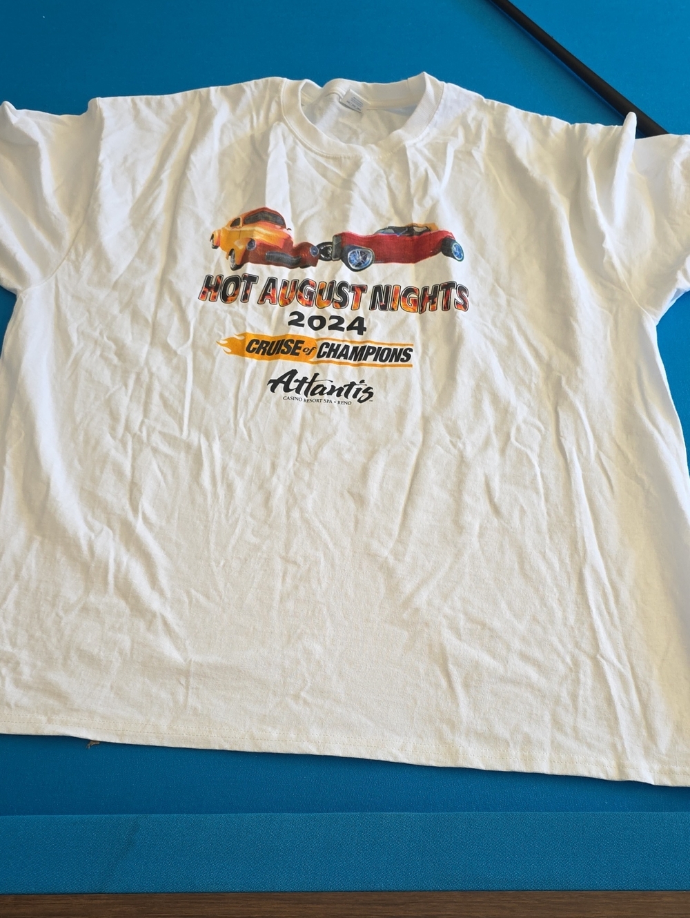 White "Hot August Nights 2024" Graphic Tee